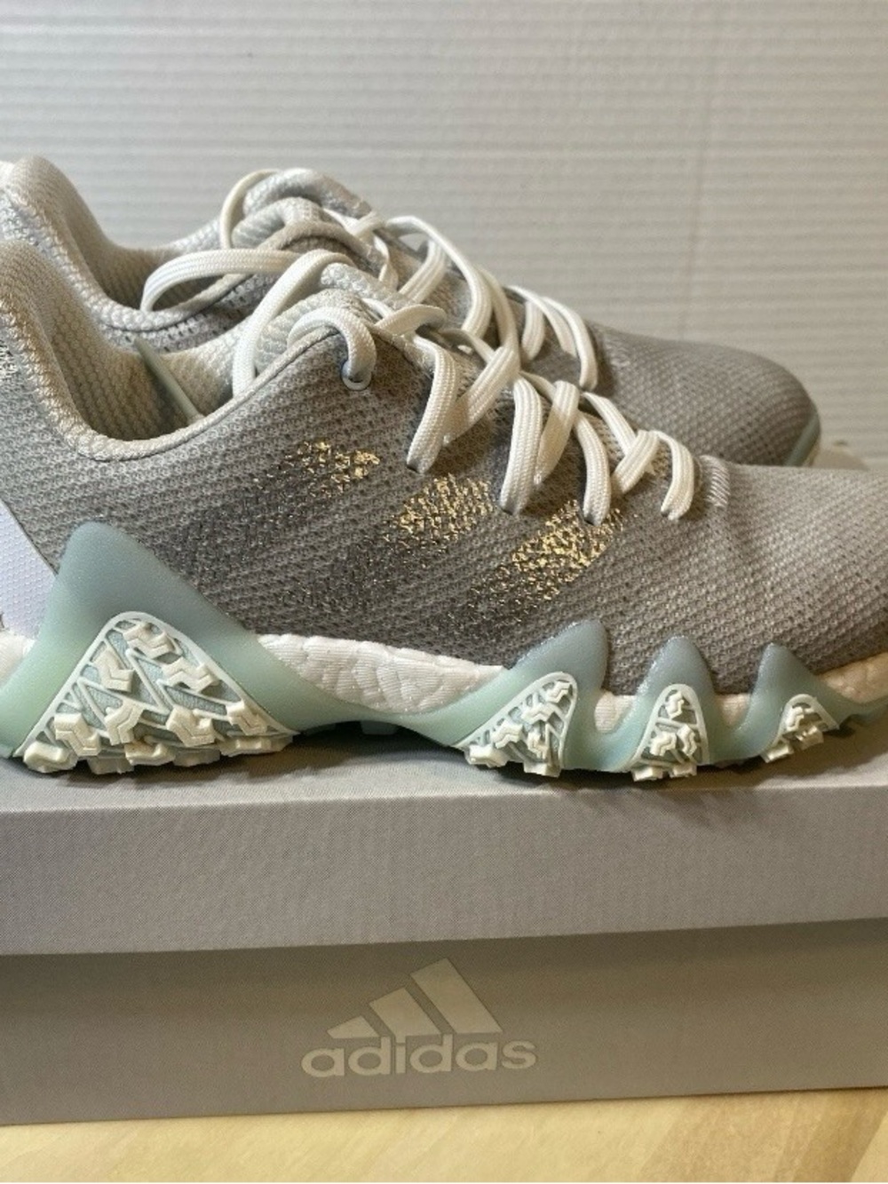 Adidas GX2614 Codechaos 22 Spikeless Gray Golf Sneaker Shoes Women's 7 New!